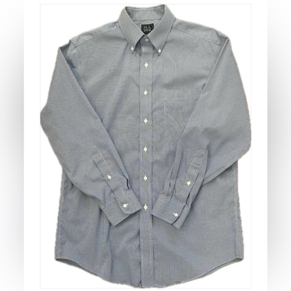 Jos. A. Bank Other - Jos. A. Bank Men's Long Sleeve Shirt Blue/White Check Size 16-33 - EUC